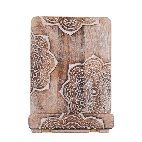 Eximious India mandala stand non-slip base detail adding counter stability