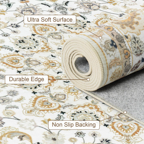 ExpediX in bedroom layout showing rug framing bed and warm comfort benefit
