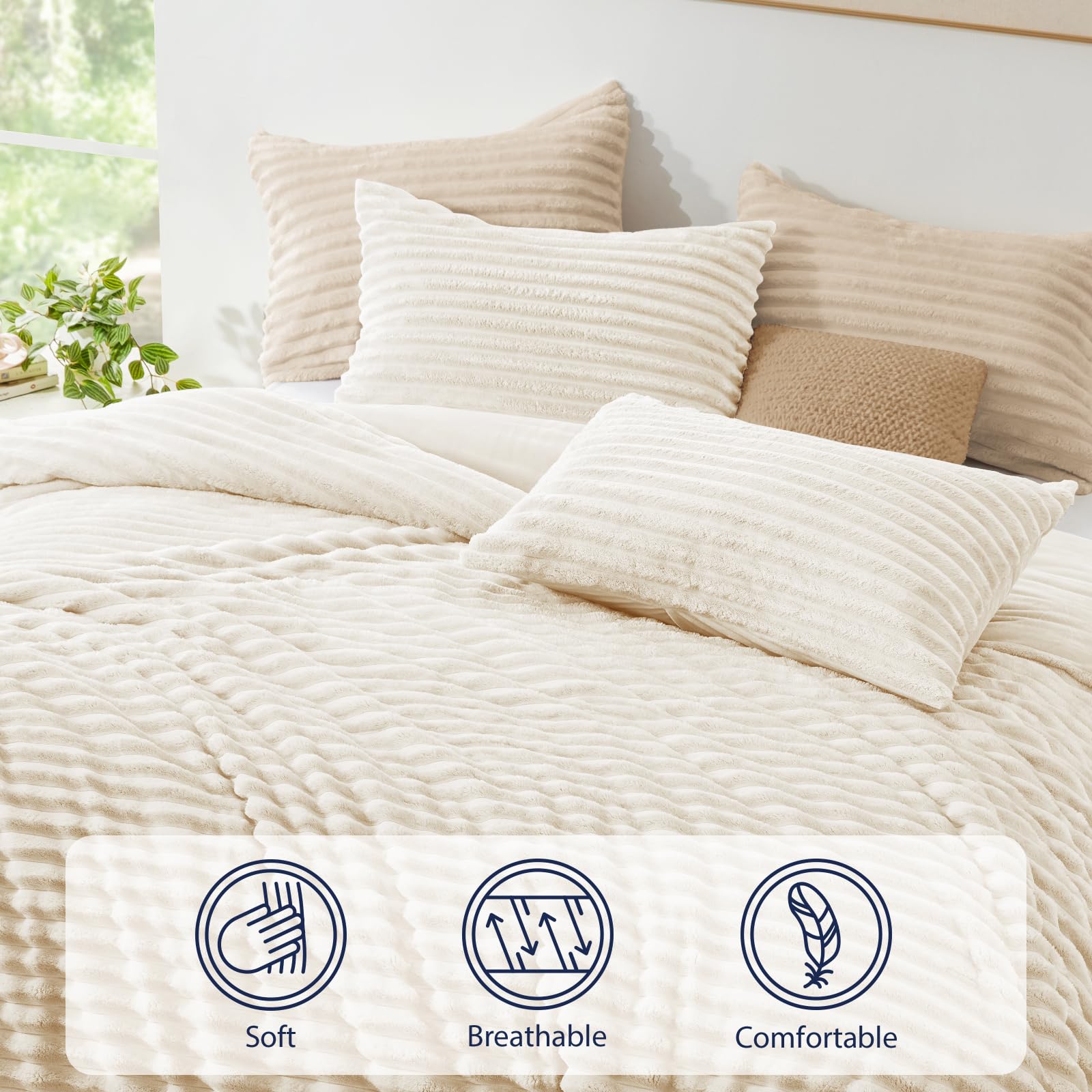 EXQ Home pillowcase with envelope opening showing secure fit and tidy finish