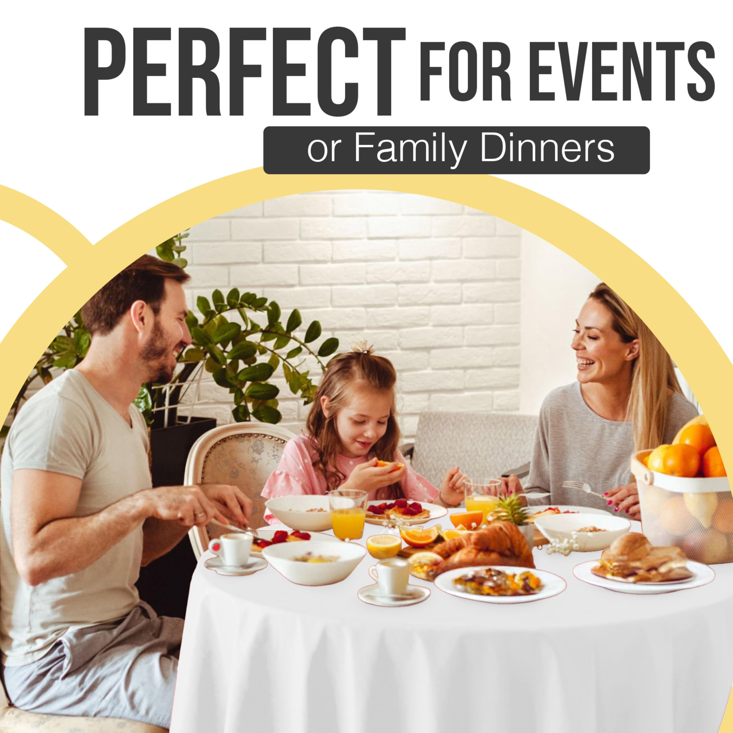 Exquisite pack of 12 stacked to show quantity and convenience for large events