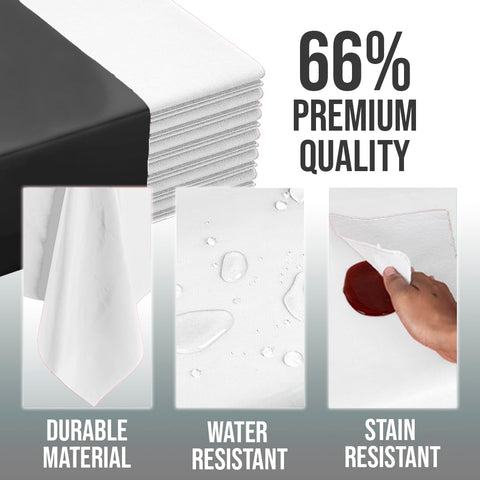 Exquisite table set for reception demonstrating clean white backdrop benefit