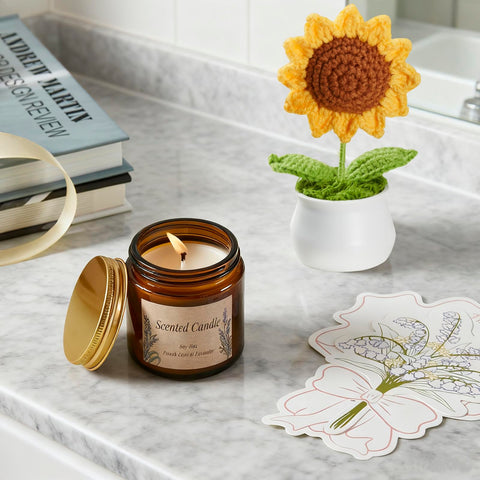 Eygcfy full gift set styled on a cozy chair showing how items create a relaxing corner