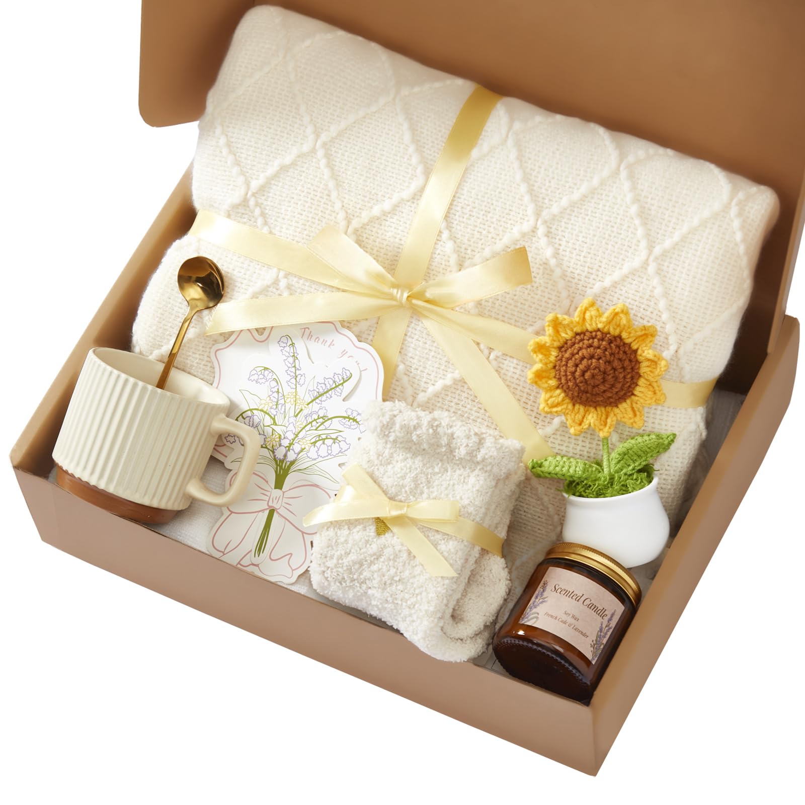 Eygcfy front packaging of Sending Sunshine set showing ready-to-gift presentation and ribbon