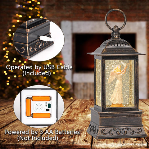 Eyrosa in use on mantel demonstrating ambient light and seasonal styling benefit