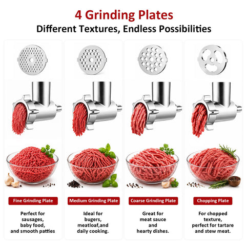 Ezato attached to KitchenAid mixer showing hands-free grinding convenience