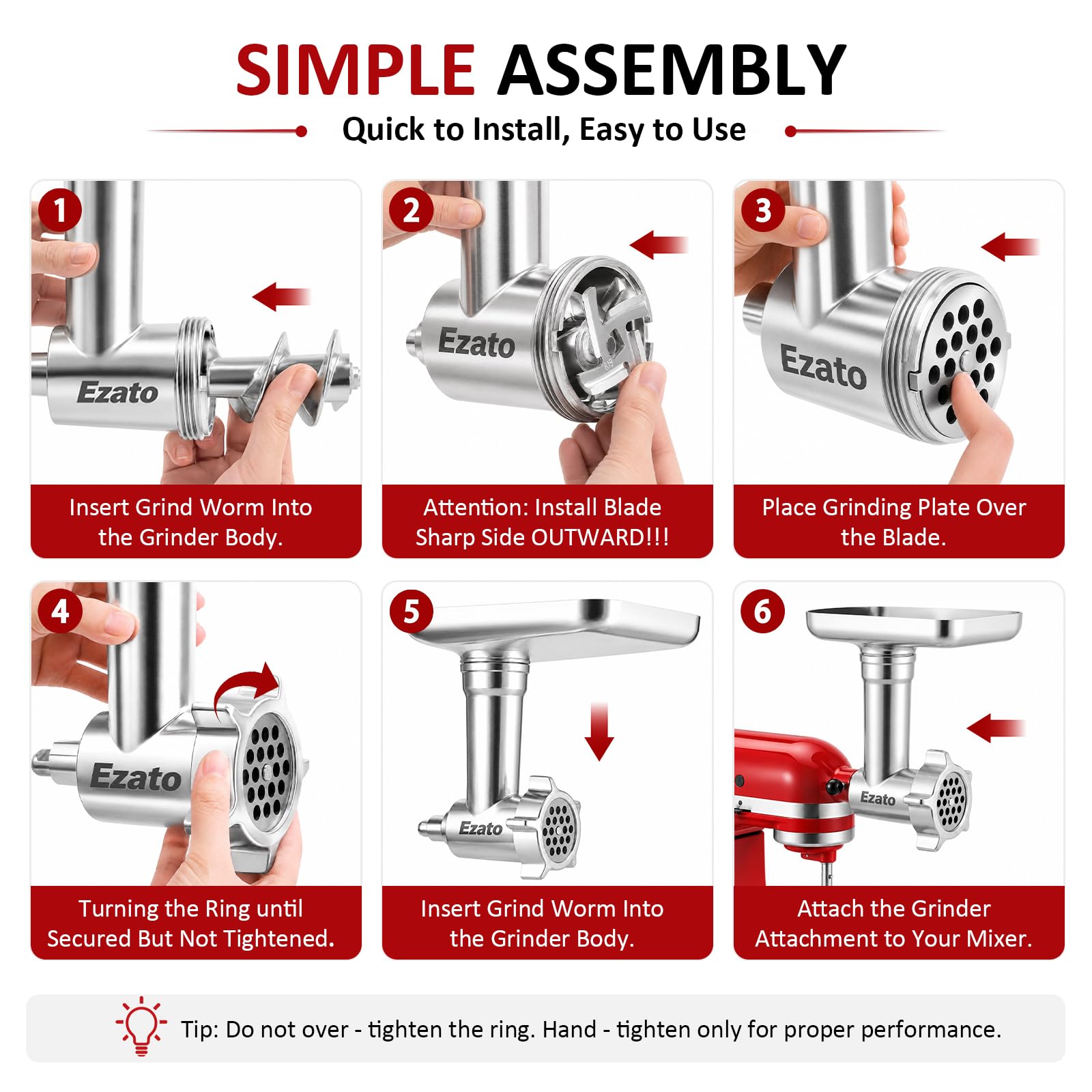 Ezato sausage stuffer tubes and holder enabling homemade sausage making