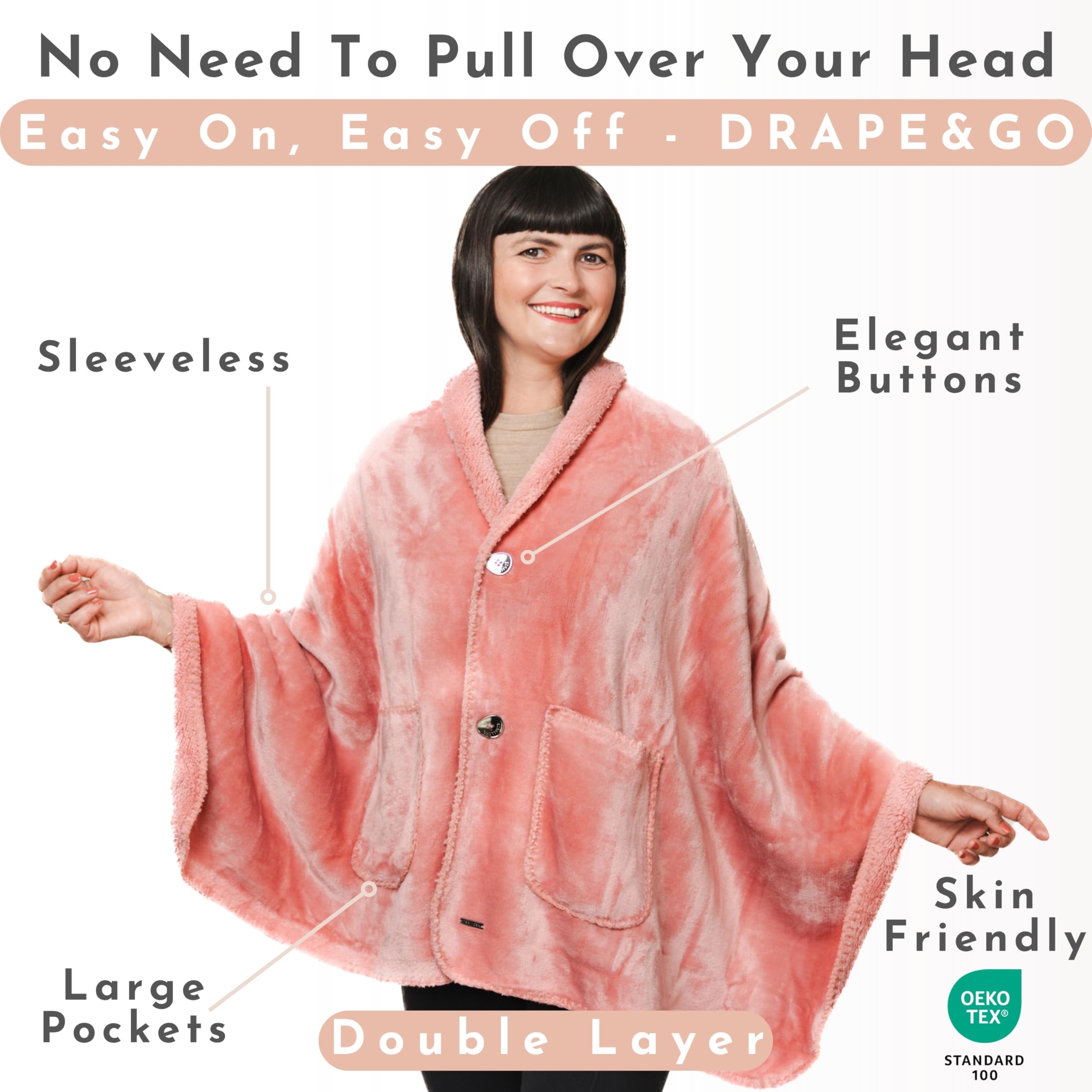 EzrAllora sherpa inner closeup highlighting plush texture for cozy warmth