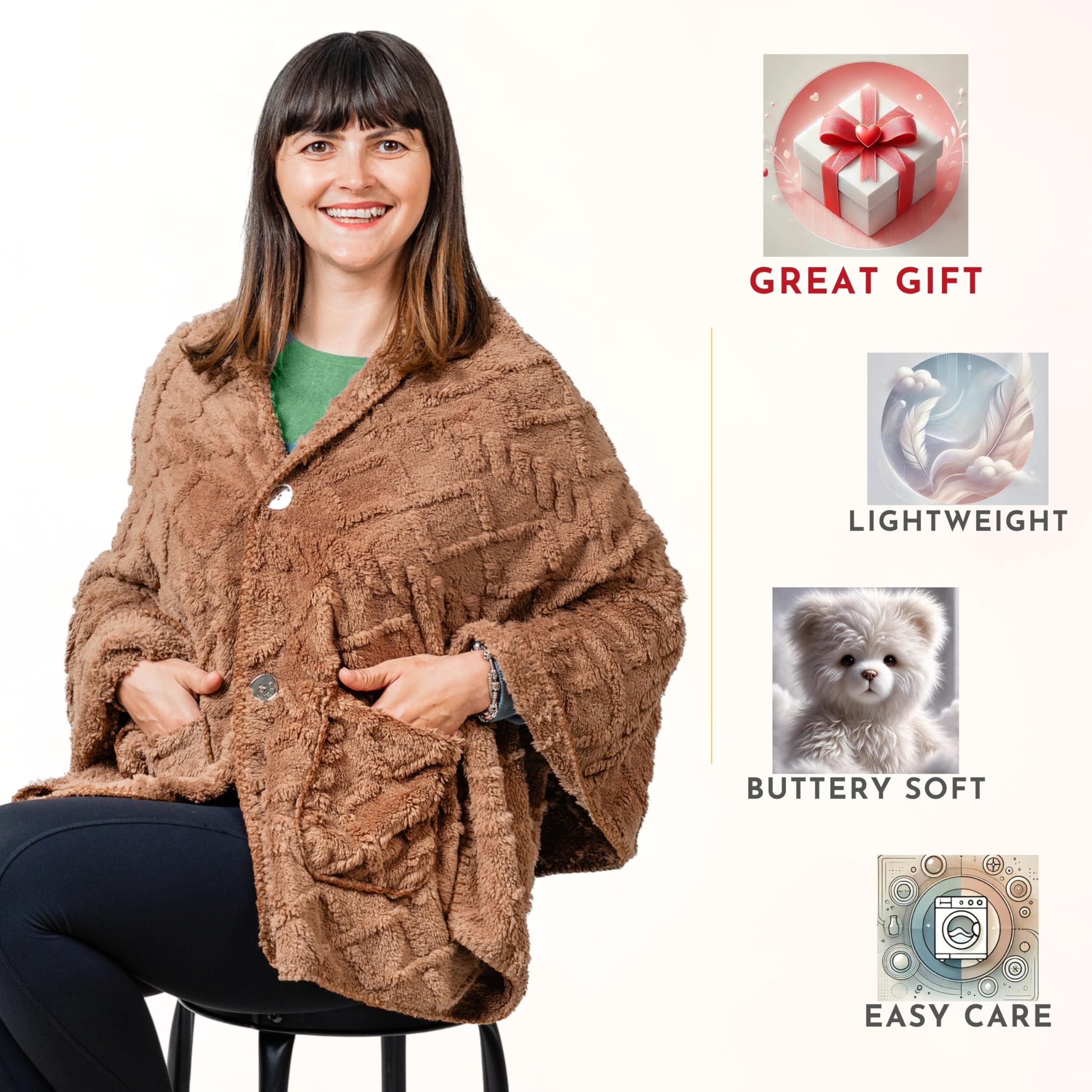 EzrAllora seated back coverage highlighting extended comfort while sitting