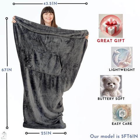 EzrAllora fleece texture detail highlighting soft plush feel for everyday comfort