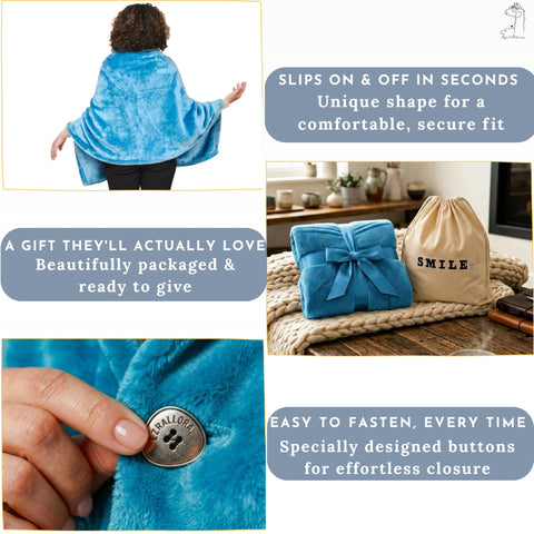 EzrAllora front pockets holding a phone and glasses for hands-free convenience