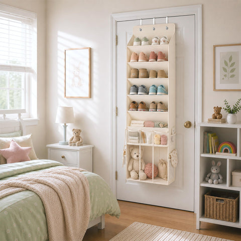 EZVERY lifestyle shot in an entryway keeping shoes and essentials organized and tidy
