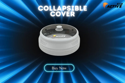 EZY ACTIVE collapsed flat profile for compact storage and space savings