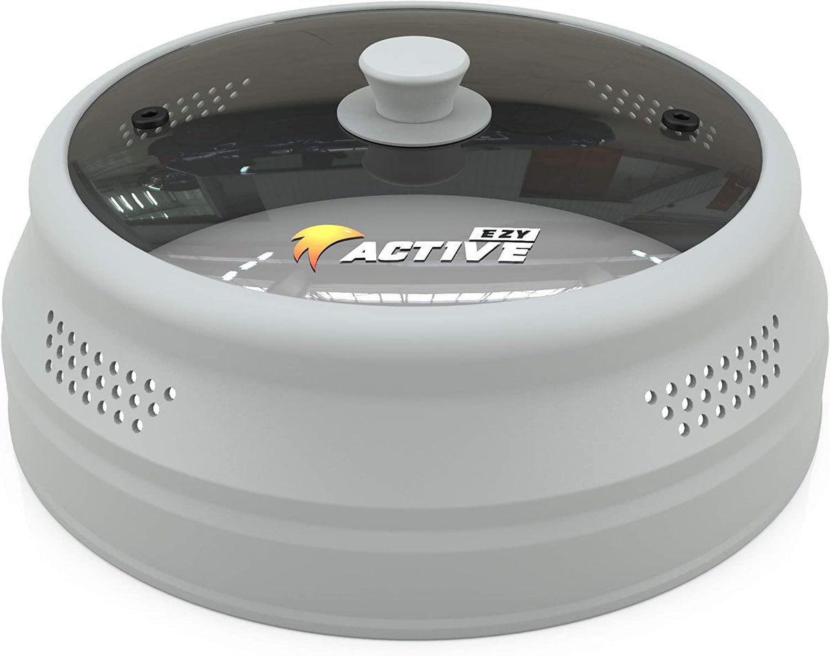 EZY ACTIVE front view tempered glass cover shows clear visibility and splash protection