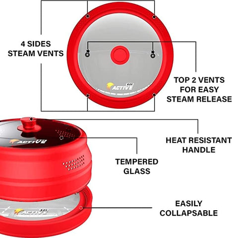 EZY ACTIVE side profile collapsed for compact storage convenience