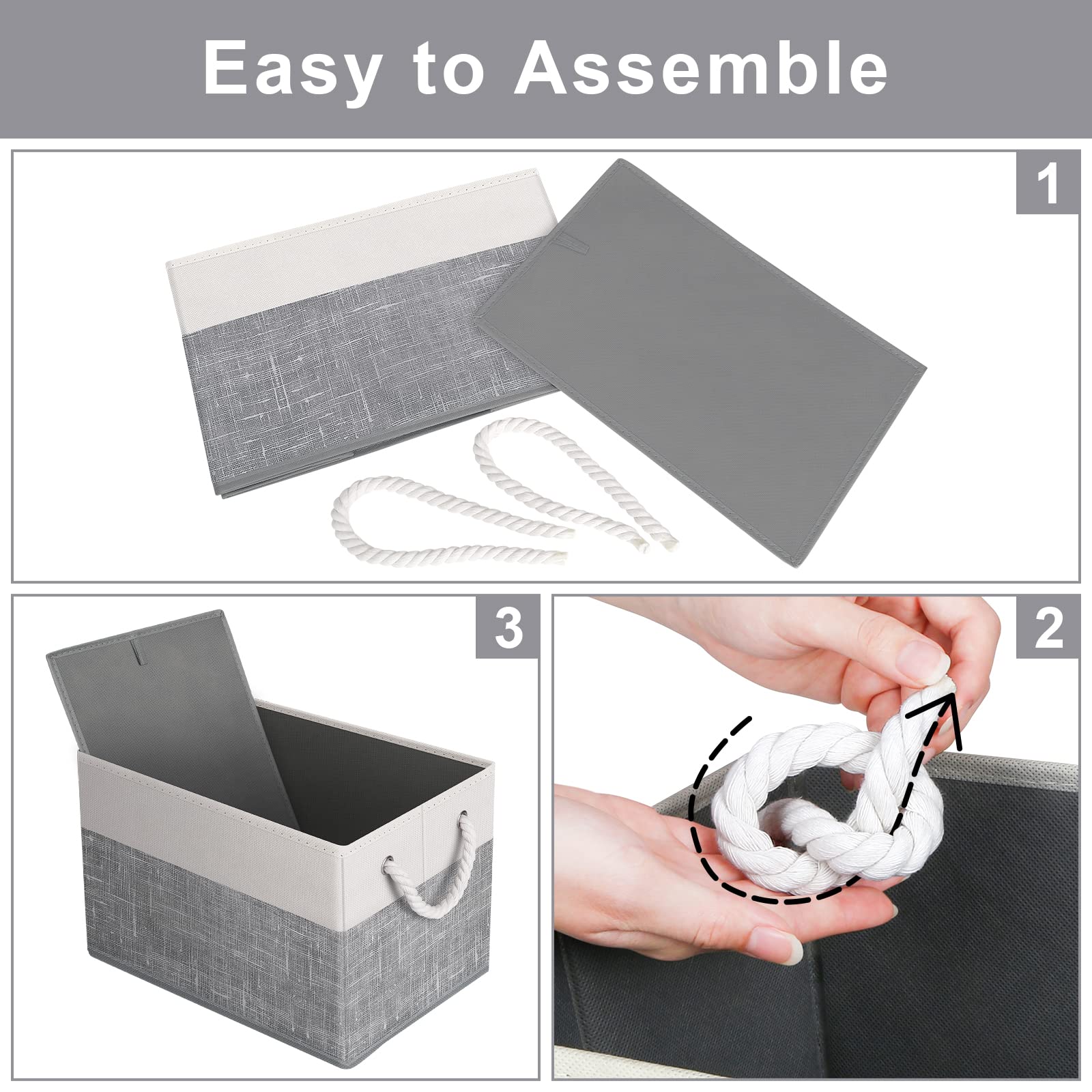 Fab totes folded flat demonstrating compact storage convenience