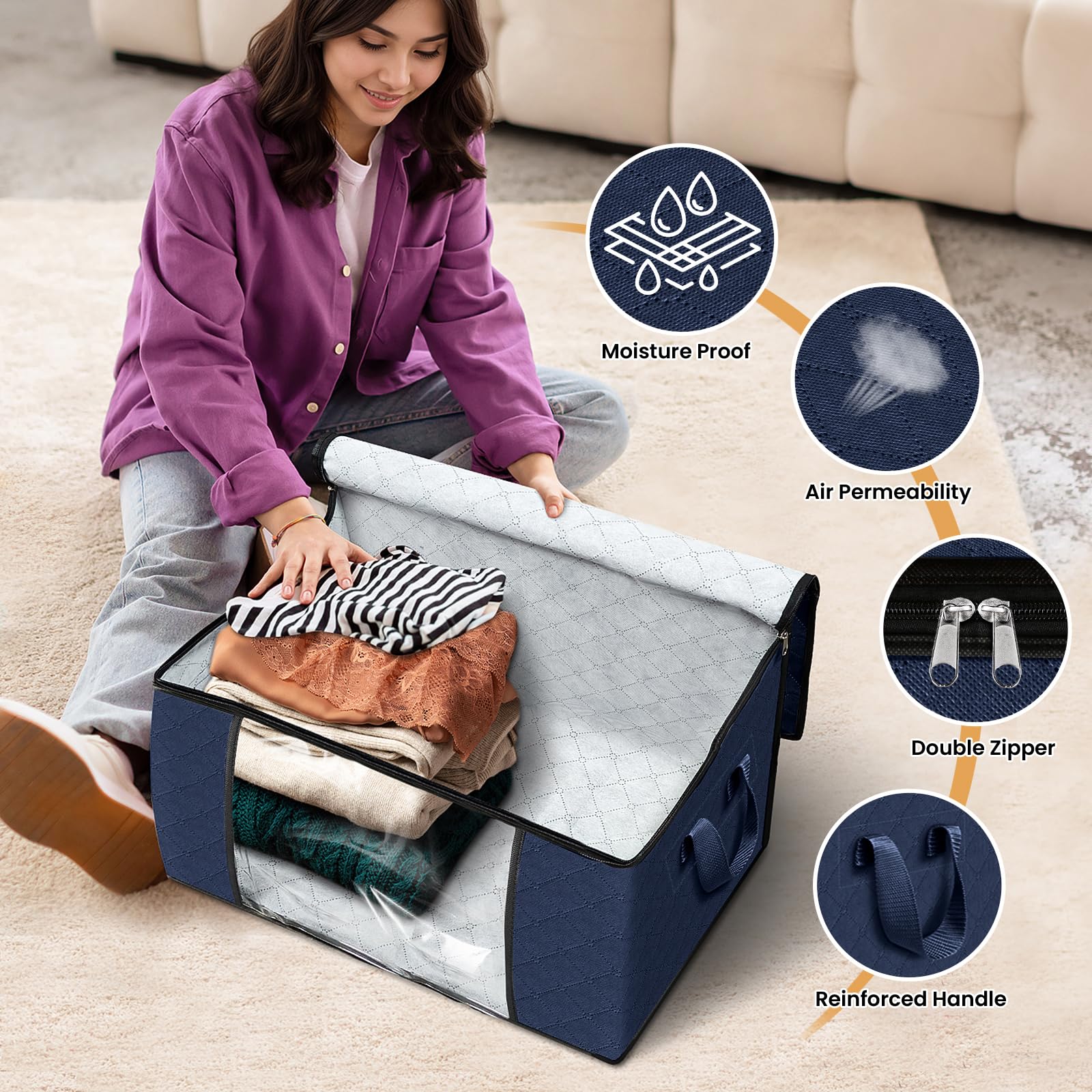 Fab totes handle detail showing reinforced grip for heavy loads