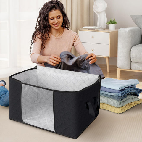 Fab totes clear window detail for easy item identification