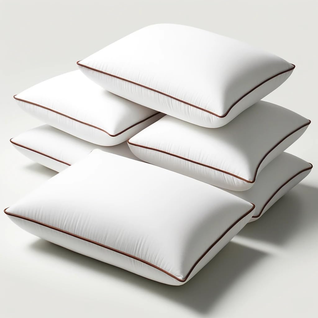Fabornus pillows styled in bedroom benefit: adds elegant comfort to décor
