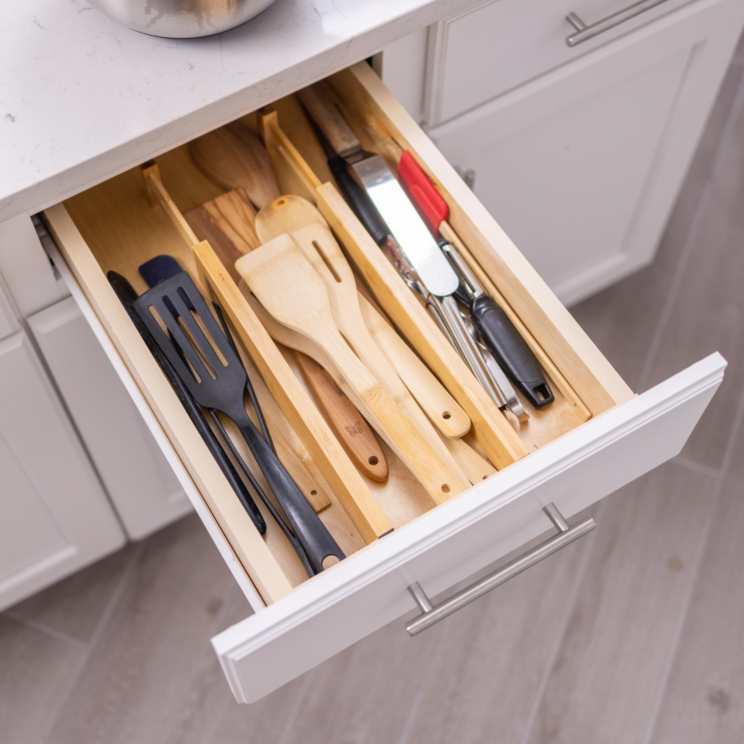 Fabsome close-up of bamboo grain and solid wood build, durable natural appearance