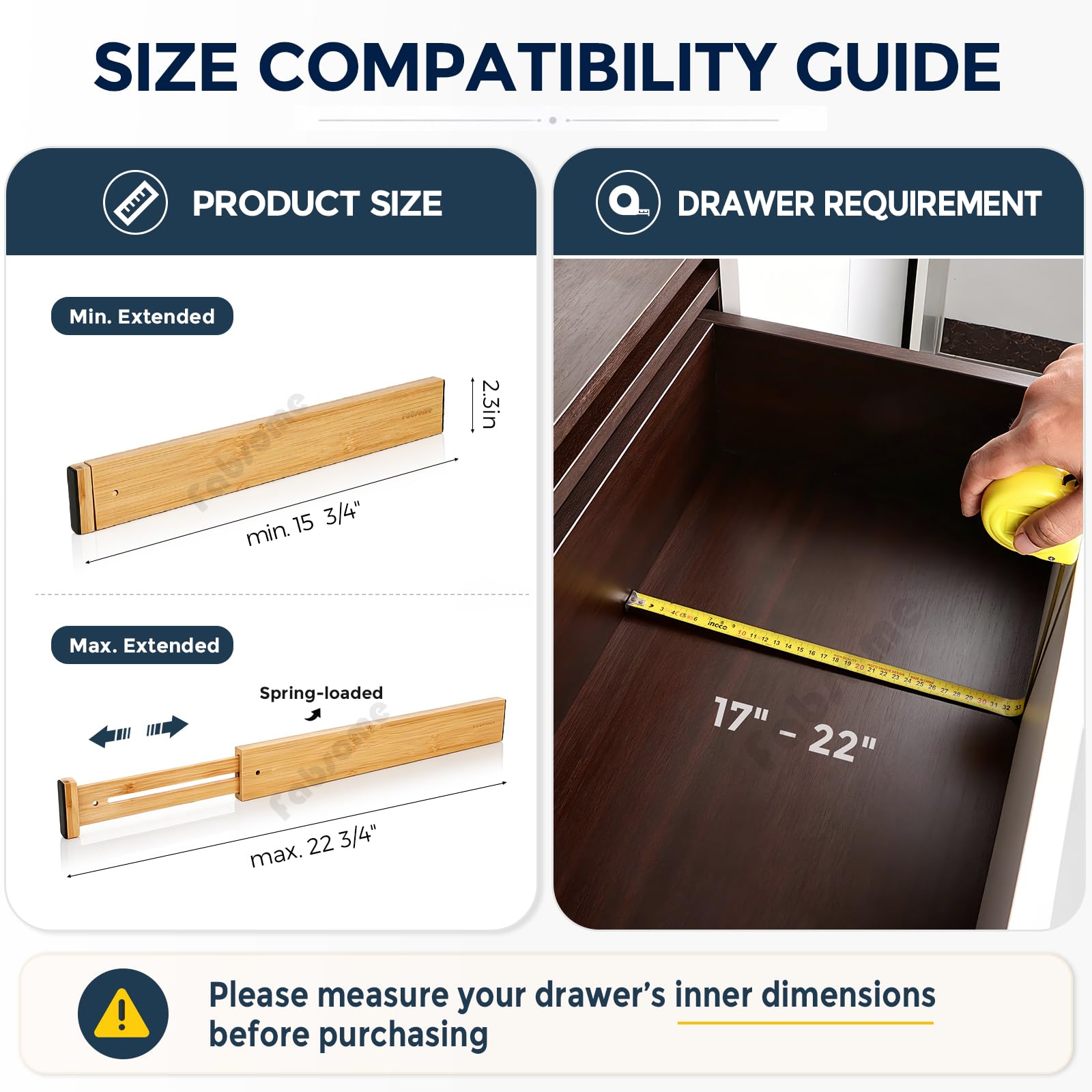 Fabsome divider organizing socks and underwear for quick access and visibility