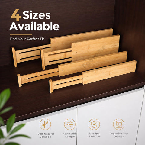 Fabsome divider used in bathroom vanity organizing toiletries and small items
