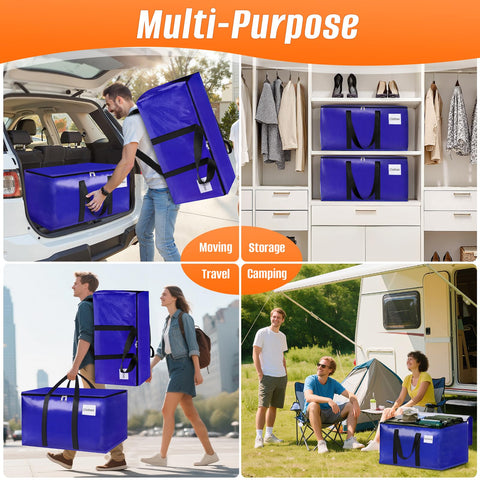 FabSpace bags arranged in a dorm room showing organized storage and easy access