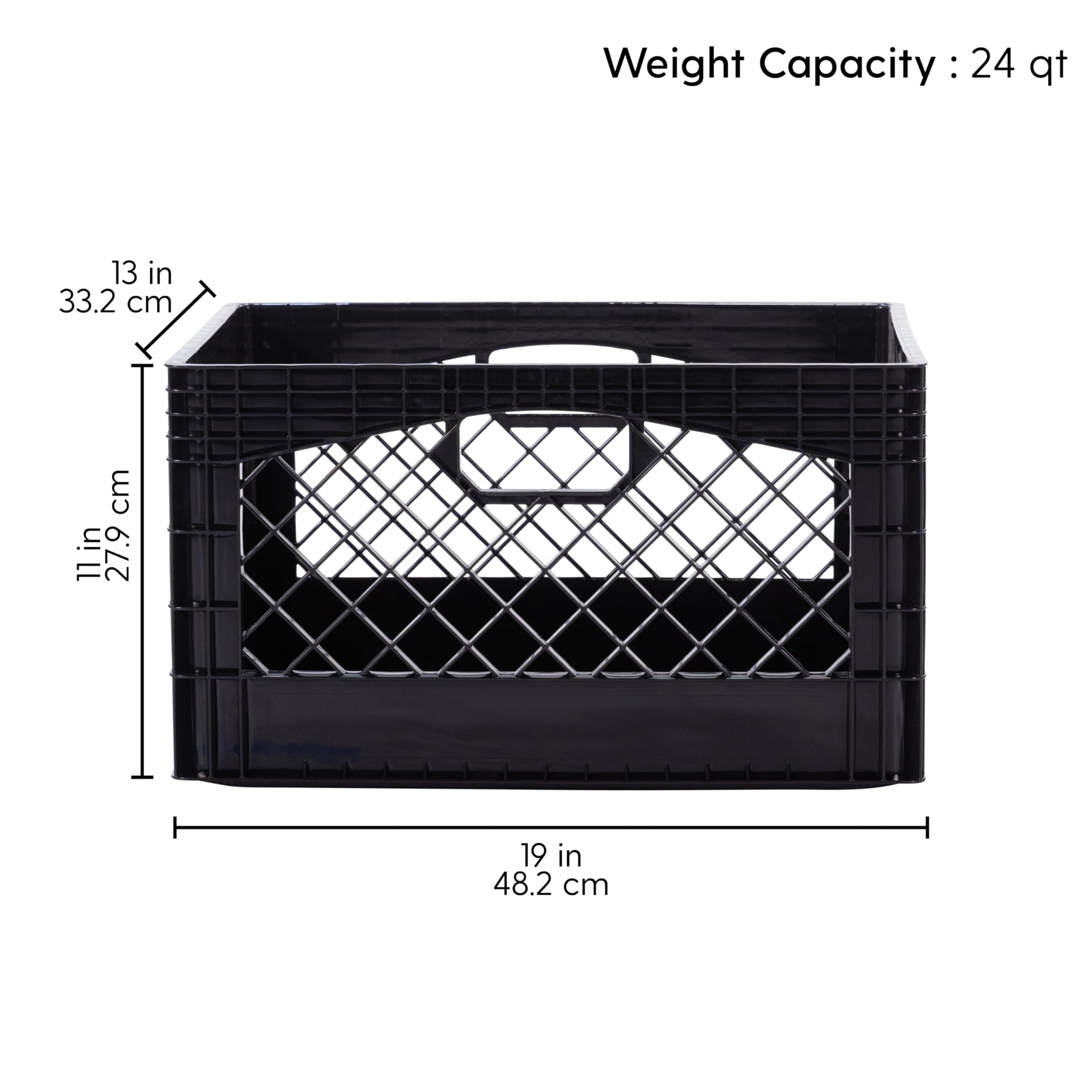 Factory Direct Partners crate inside closet organizing supplies for neat storage