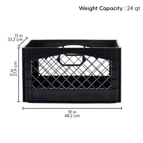 Factory Direct Partners crate inside closet organizing supplies for neat storage
