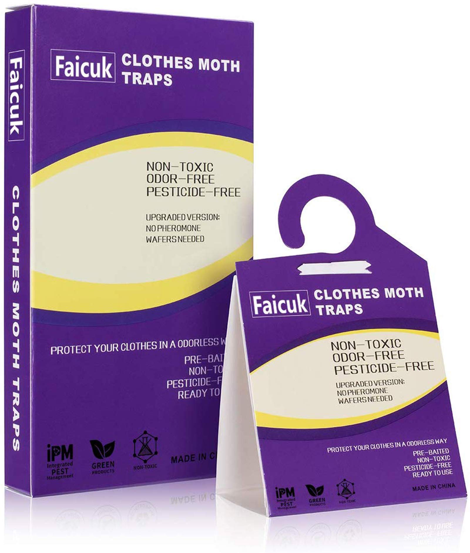 Faicuk front packaging showing 12-pack and clear labeling for easy selection