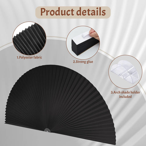 Fainne scale image with measuring tape beside shade, helps visualize trimming and fit