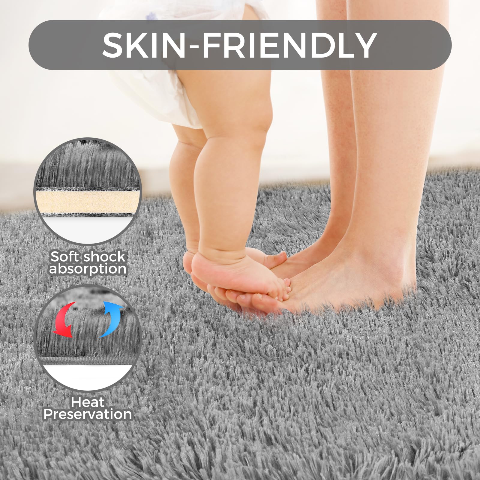 Fairblink shag rug in a dorm setting enhancing comfort and visual appeal