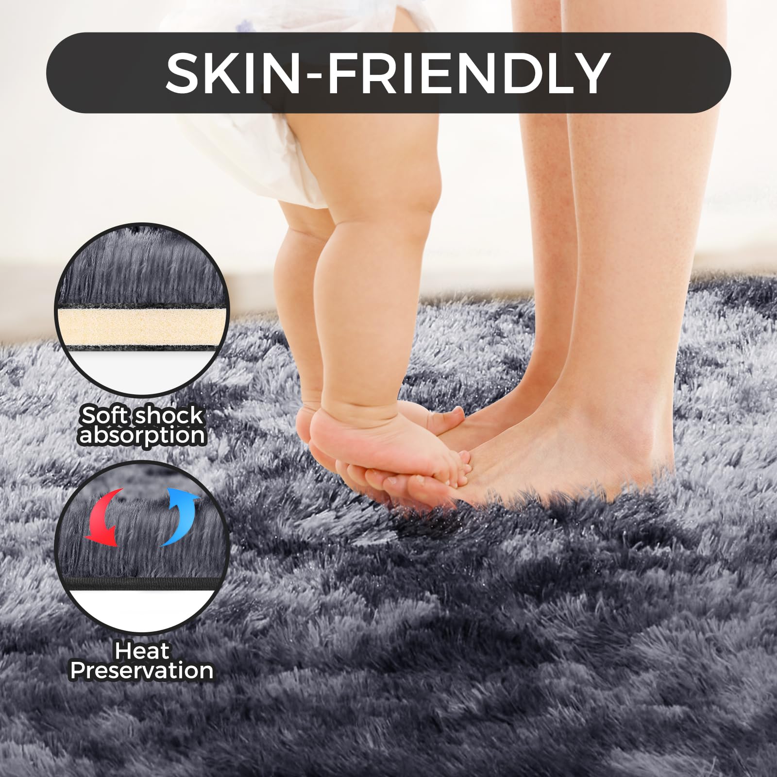 Fairblink in dorm room provides plush comfort and modern aesthetic