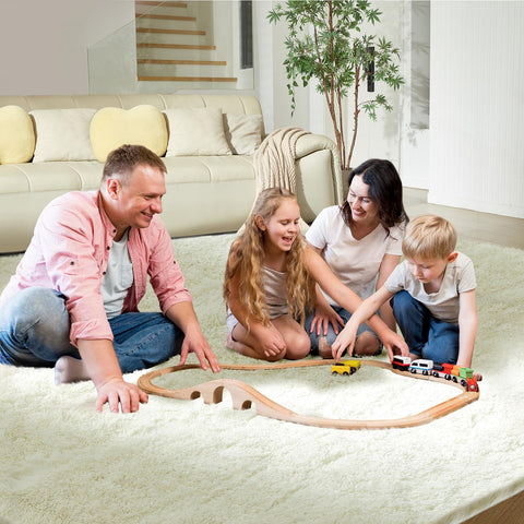 Fairblink close-up of shag pile texture delivering soft cushioning benefit