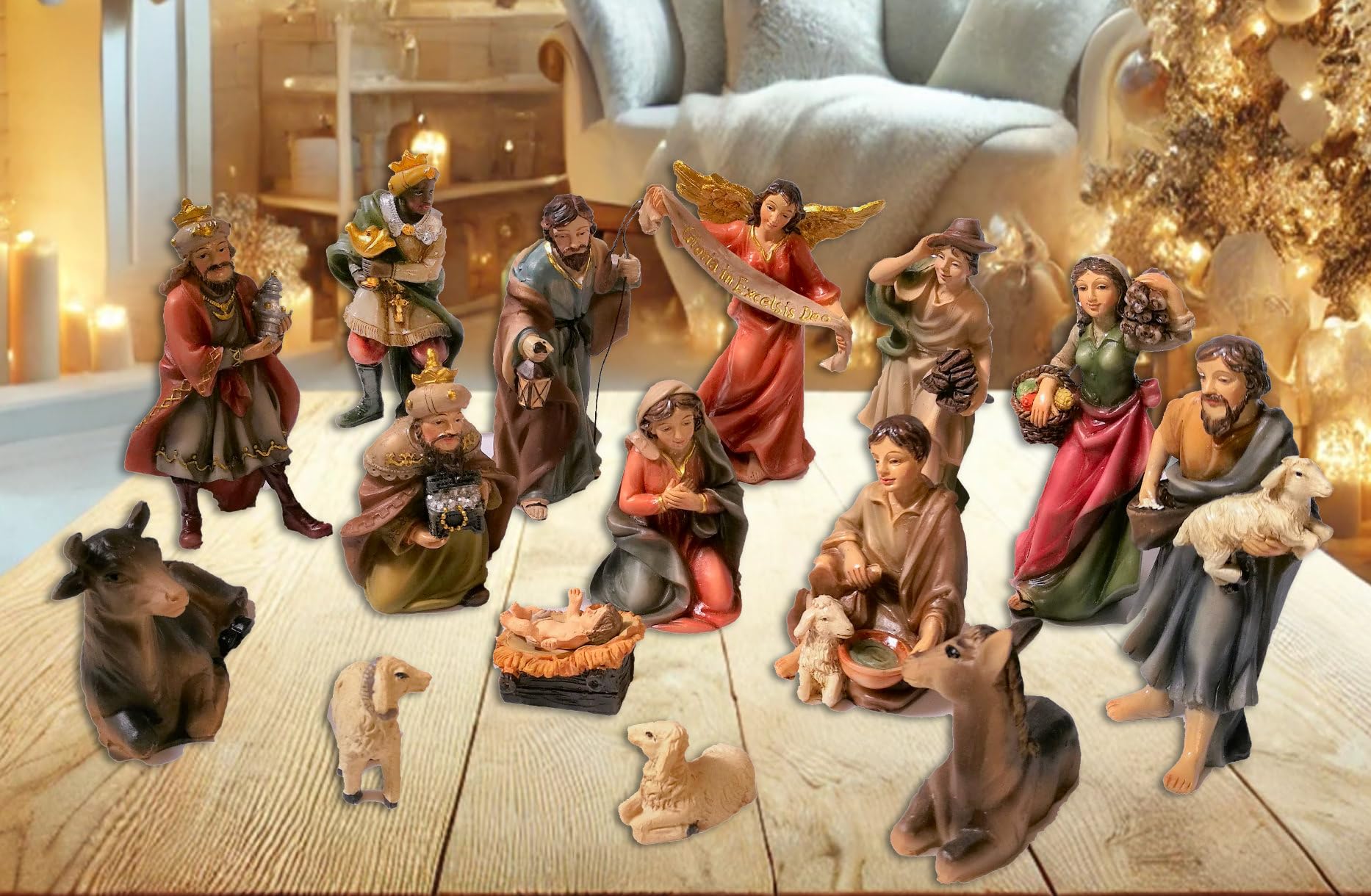 Faithful Treasure Mary Joseph and Baby Jesus close-up with intimate detail