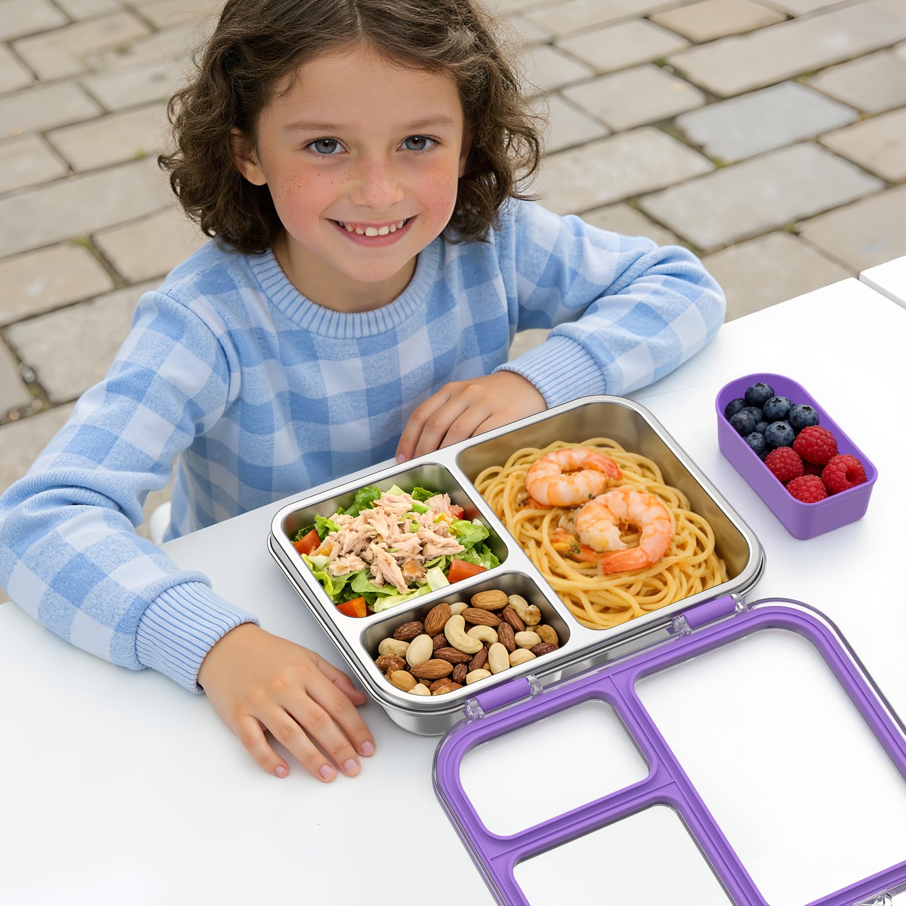 FAJSL lunch in use school setting illustrates family-friendly convenience
