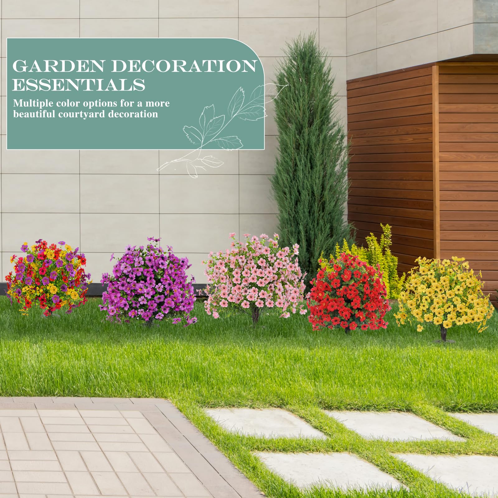 FAJUNZH seasonal centerpiece on table showing decorative impact and no-maintenance benefit