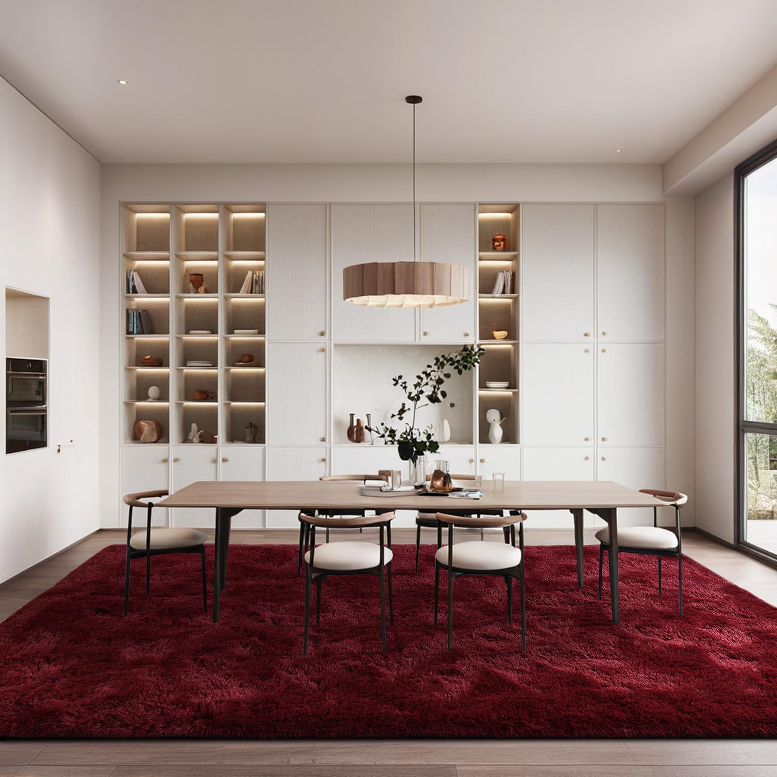 FALARK detailed edge stitching on rug for reinforced durability