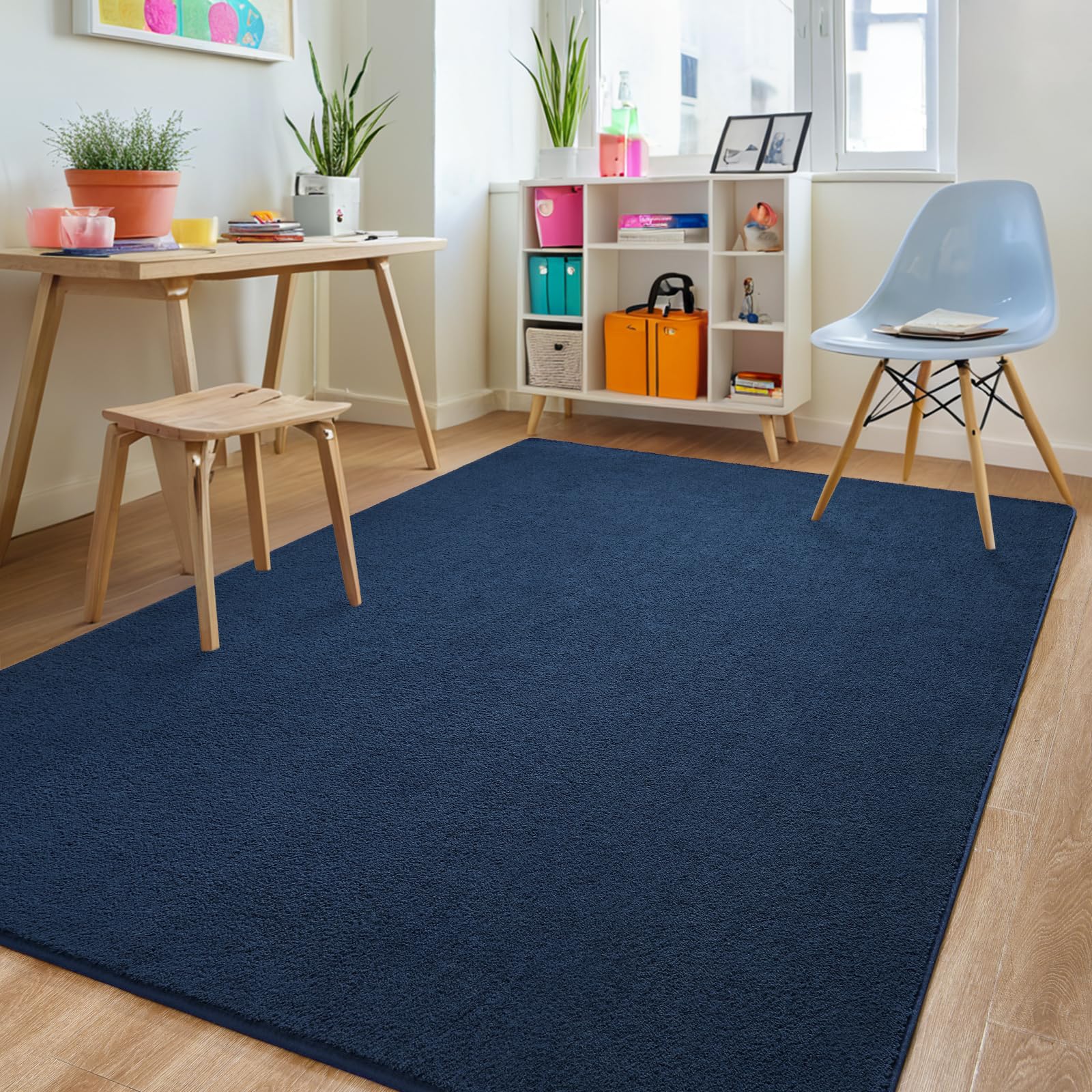 FALARK anti-slip backing detail illustrating grip to reduce rug movement