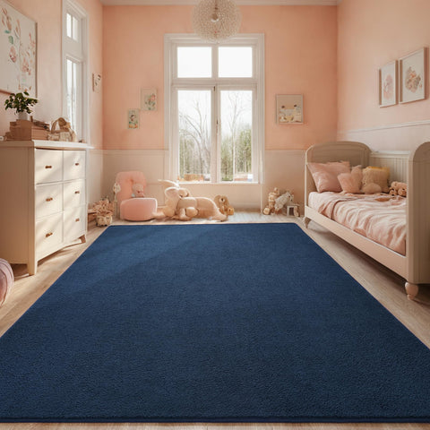 FALARK rolled rug in vacuum packaging showing easy shipping and quick setup