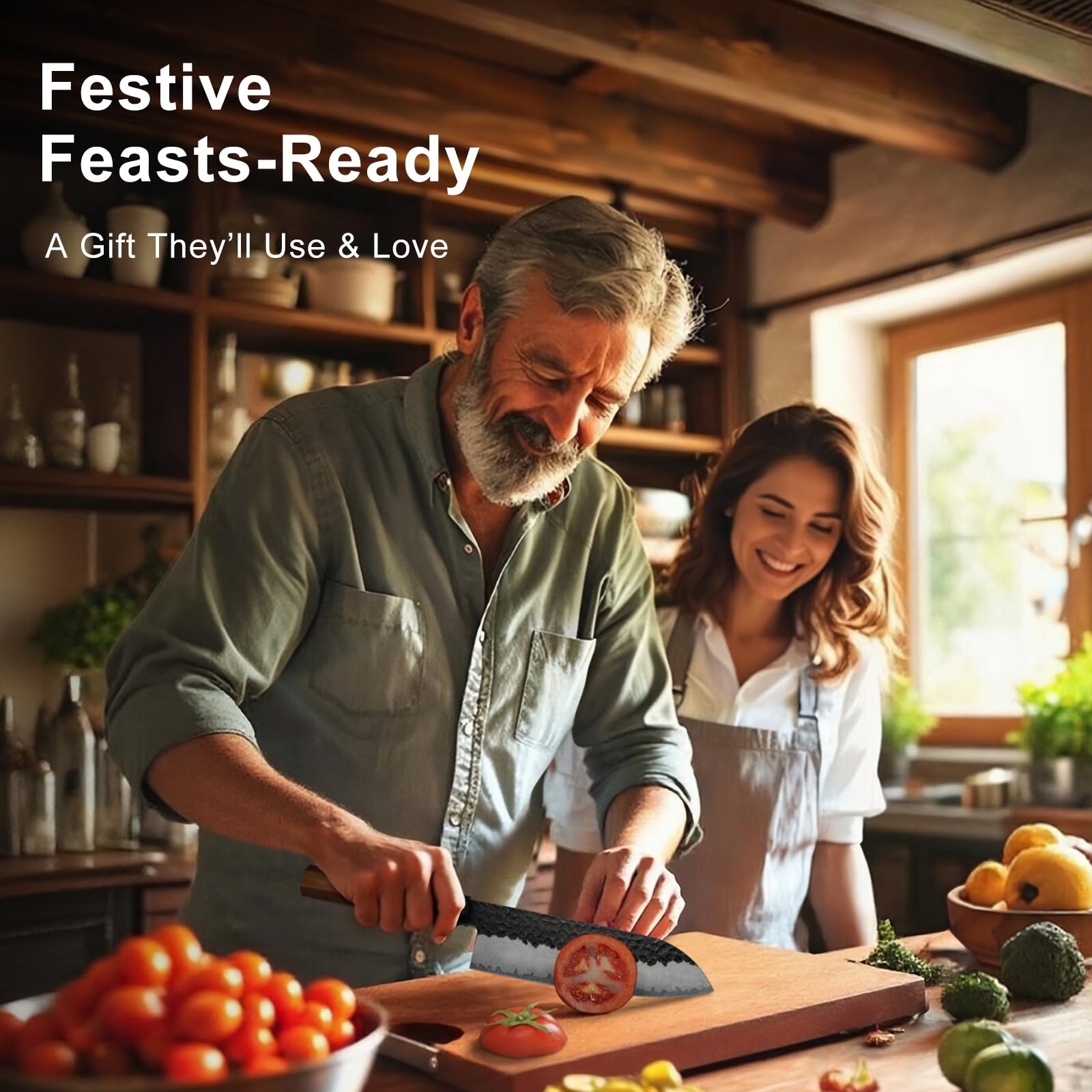 FAMCÜTE lifestyle kitchen counter display demonstrating everyday cooking utility