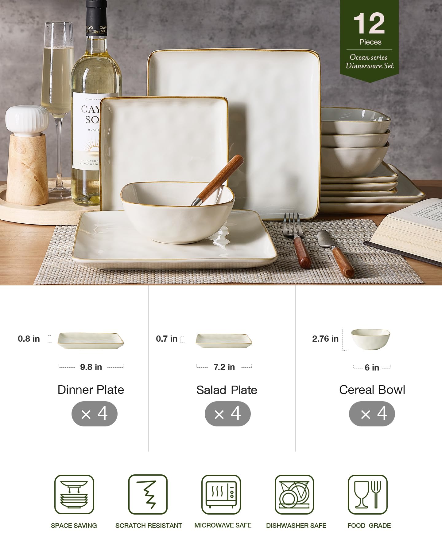 Famiware close-up of glaze texture showing durable finish and stain resistance