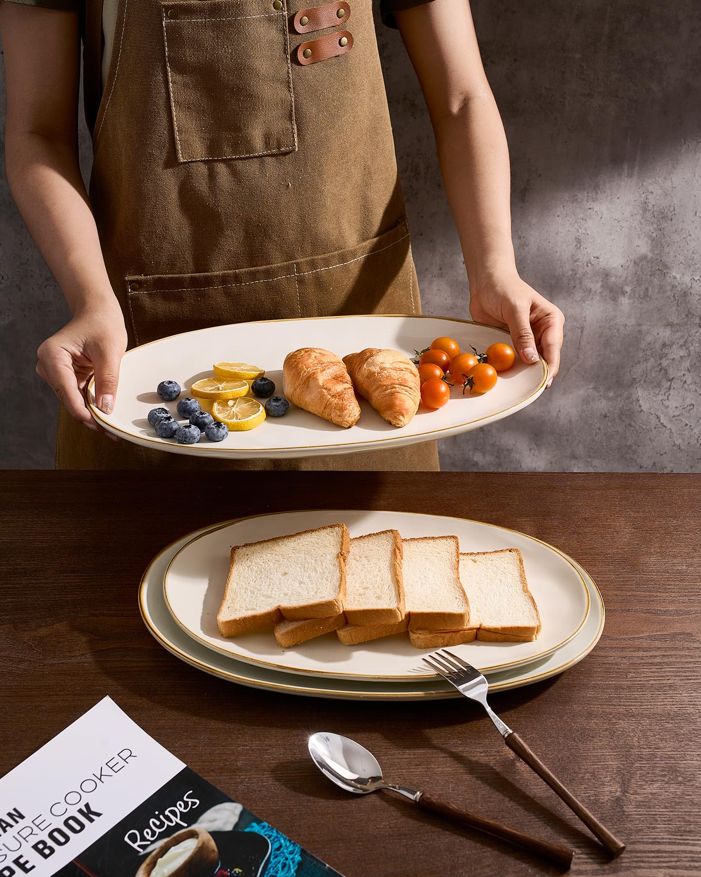 famiware glaze edge detail displaying durable finish and stain-resistant surface
