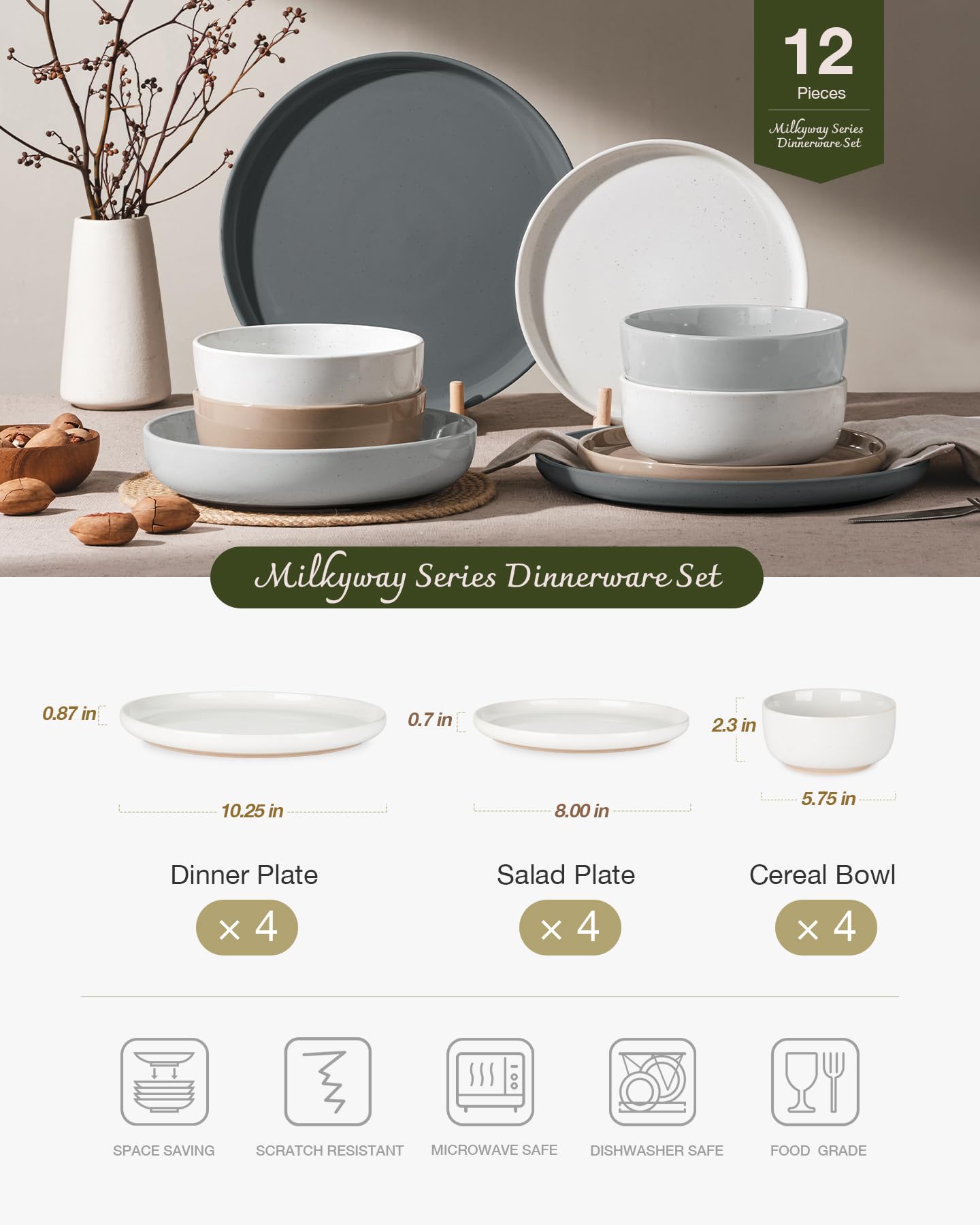 famiware speckled glaze close-up highlighting handcrafted texture and durable finish