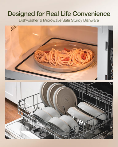 famiware table setting with food to show versatile neutral style for everyday entertaining