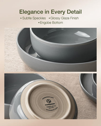 Famiware styled table setting with plates and bowls demonstrating casual entertaining use