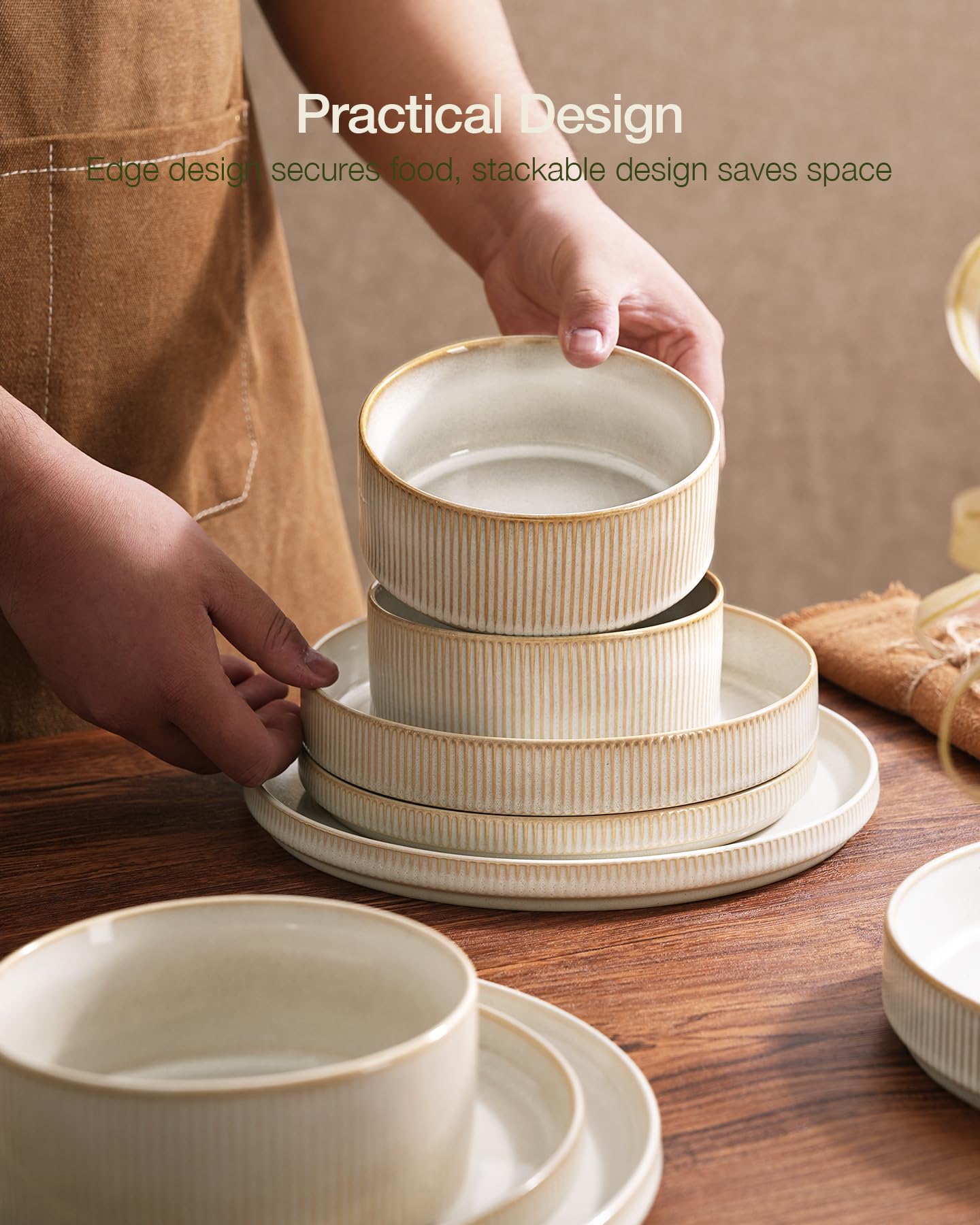 famiware rim detail with vertical ribs, improves grip and prevents spills benefit