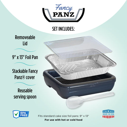 Fancy Panz with included serving spoon highlights ready-to-serve convenience