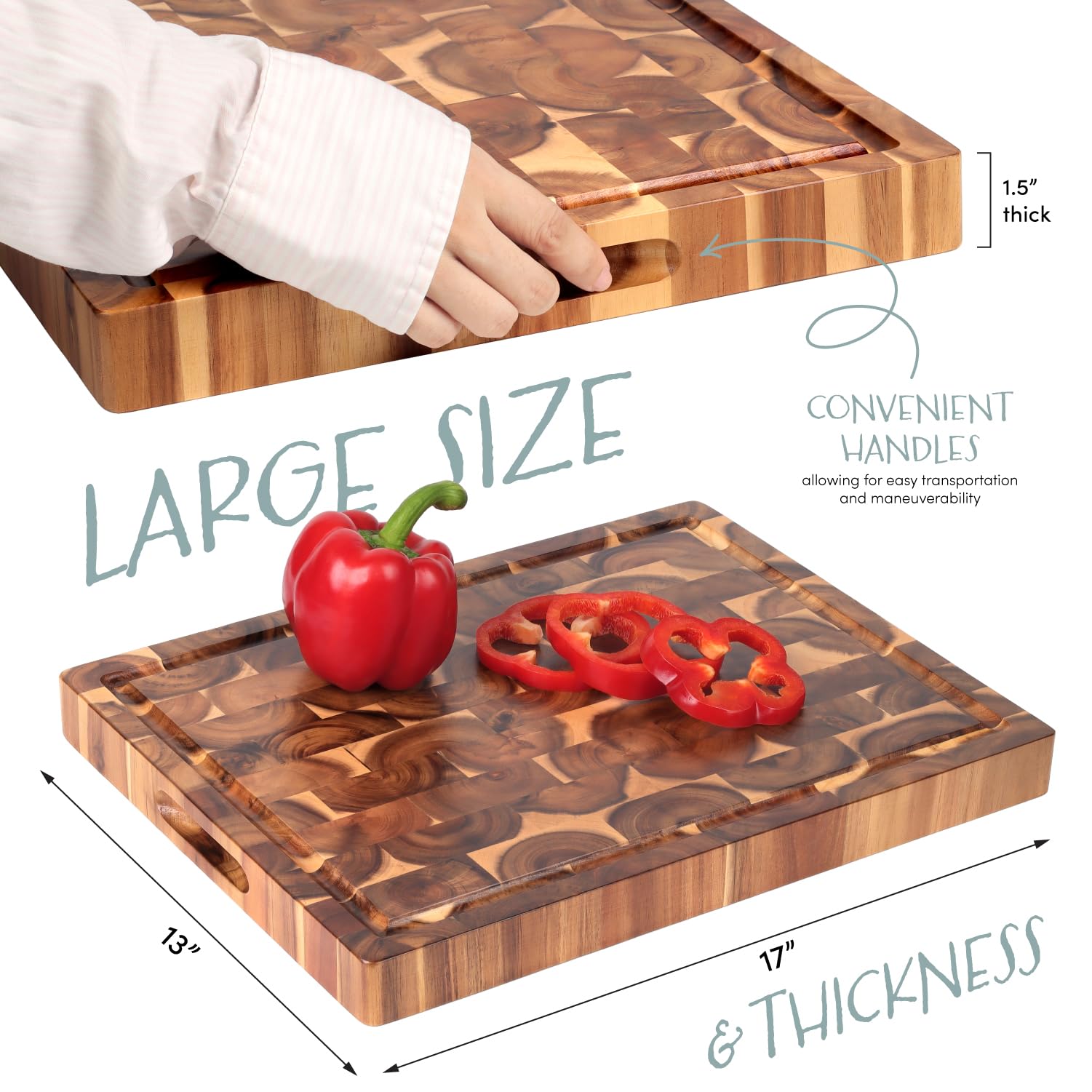FANICHI recessed inner handles for safe carrying and easy transport