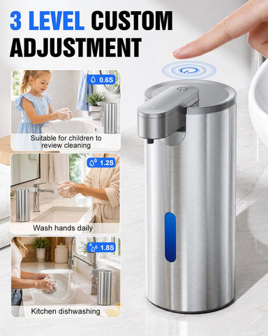 Fantictas sensor and nozzle detail highlights fast touchless activation benefit
