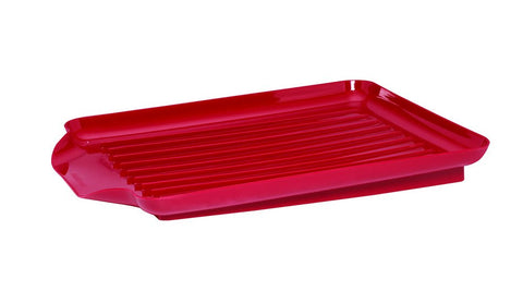 Farberware angled drain board directing water into sink for cleaner counters